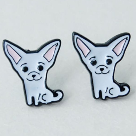 Kawaii Harajuku Style Chi Earrings - Picture 1 of 1